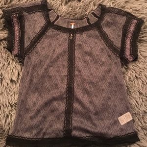Lace Free People blouse